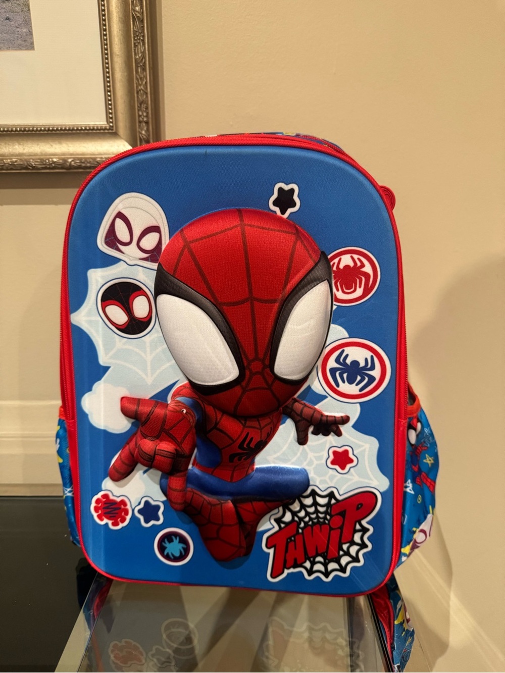 Marvel Spider-Man Kids Blue & Red Backpack